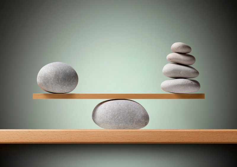 balancing rocks on board