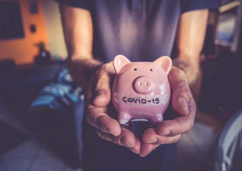 Covid 19 piggy bank