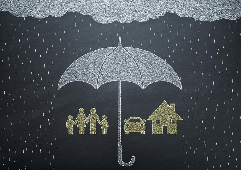 Home car and life Insurance infographic