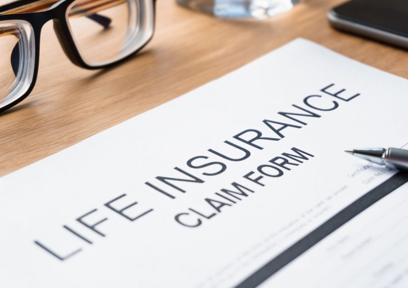Life insurance claim document