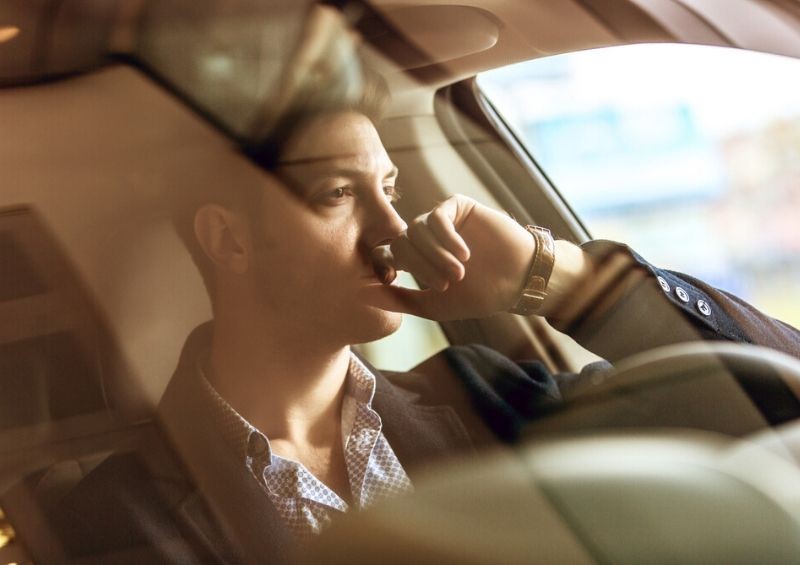 Man wondering if his car is insured