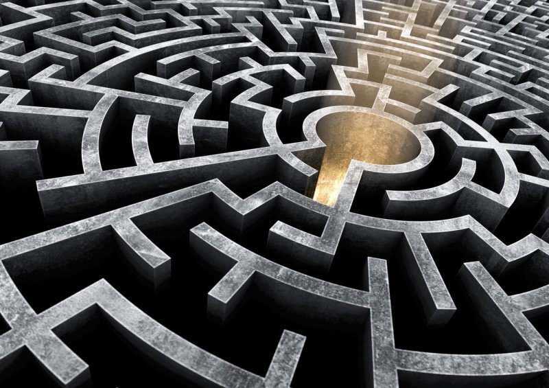 Maze representing the avoidance of inheritance tax