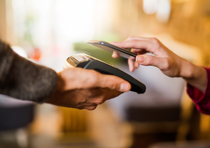 mobile money phone and card reader