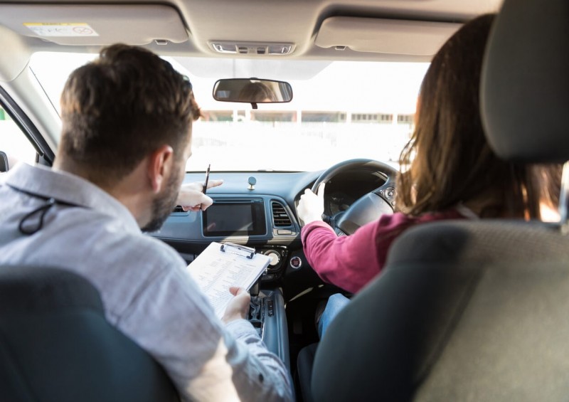 Pass Plus instructor directing student