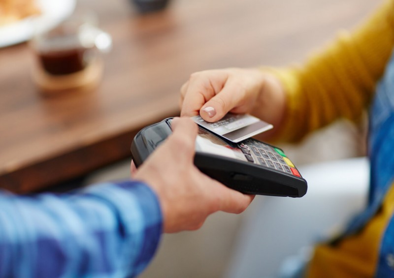 Paying in store with a prepaid card