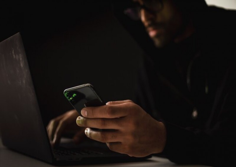 Person stealing information