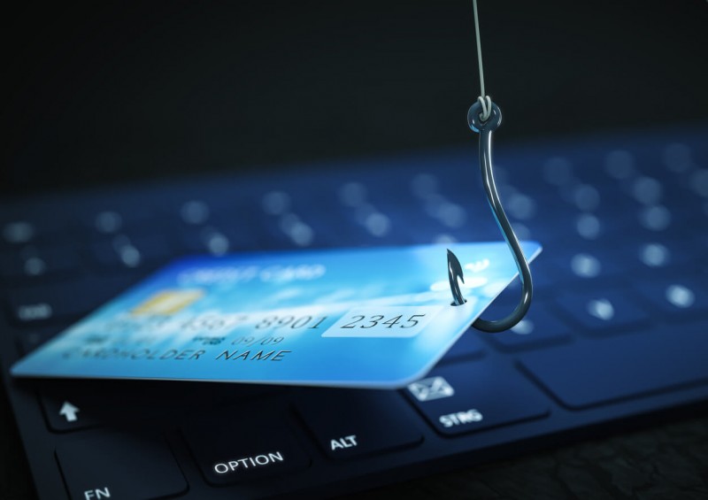 Phishing email credit card graphic