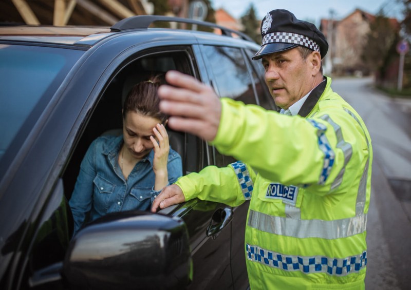 Police officer with convicted driver