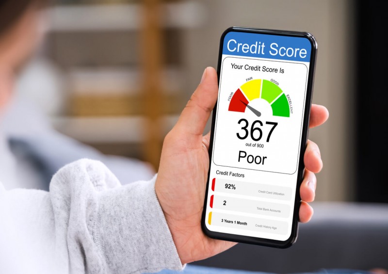 Poor credit score