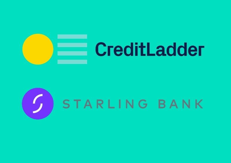 Starling Bank and CreditLadder logos side by side