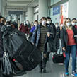 Airport during coronavirus outbreak