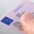 Driving licence in hand