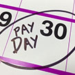 Monzo early pay day calendar