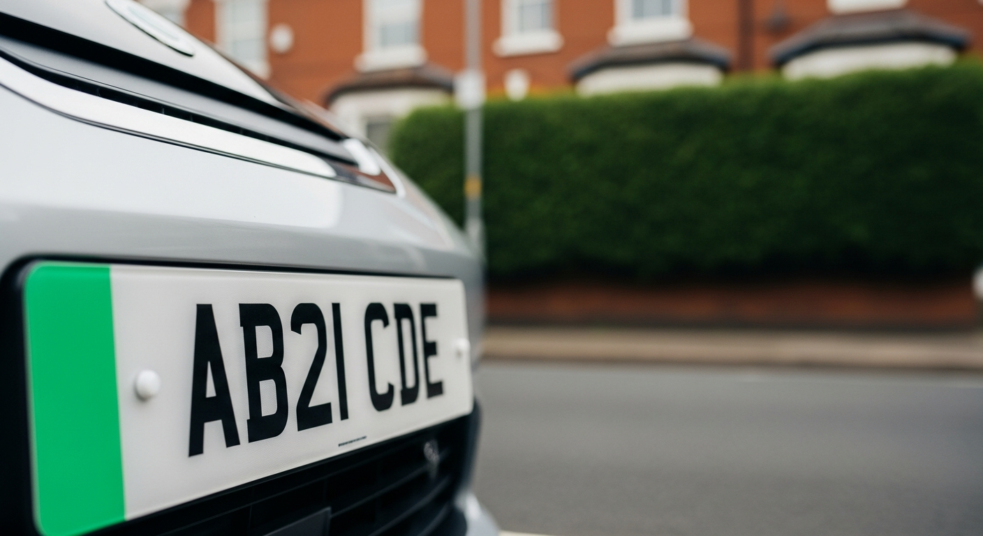 What are green number plates?