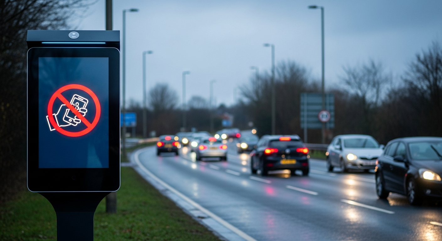 New ‘Smart’ Road Signs Deter Mobile Phone Use While Driving