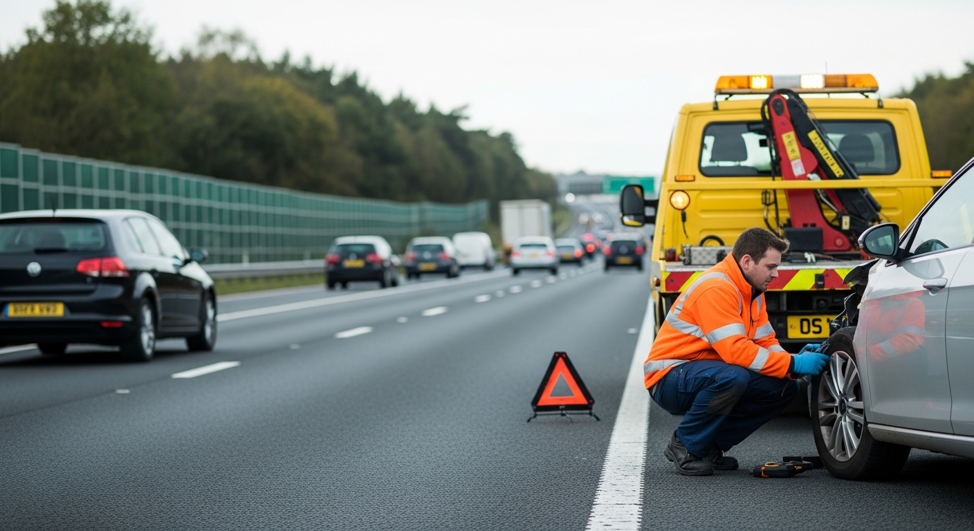 Handling motorway breakdowns in the UK