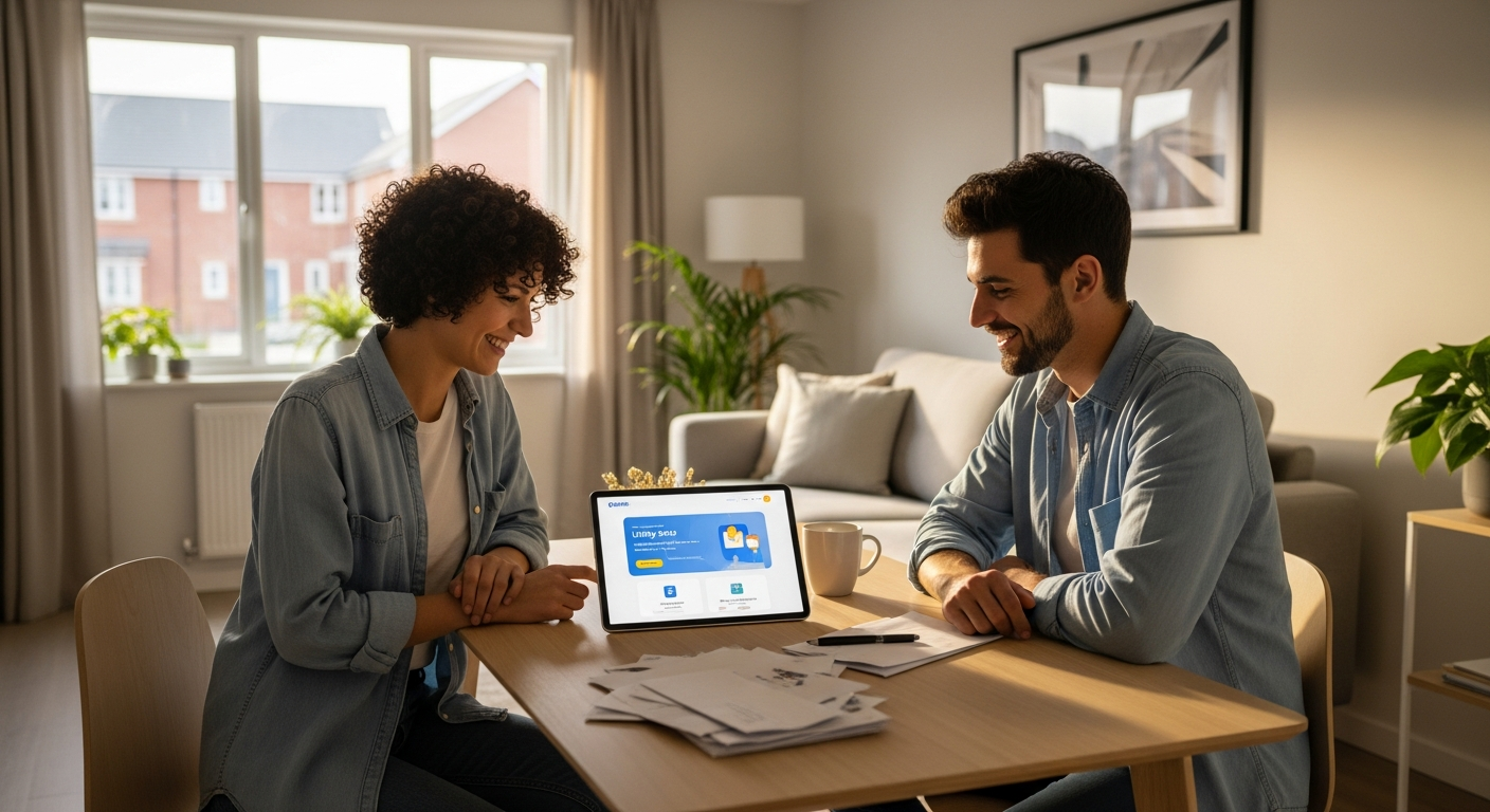 Setting up gas and electric in a new home