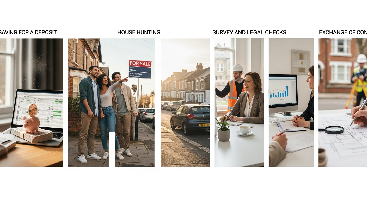 The stages of purchasing a house (UK)